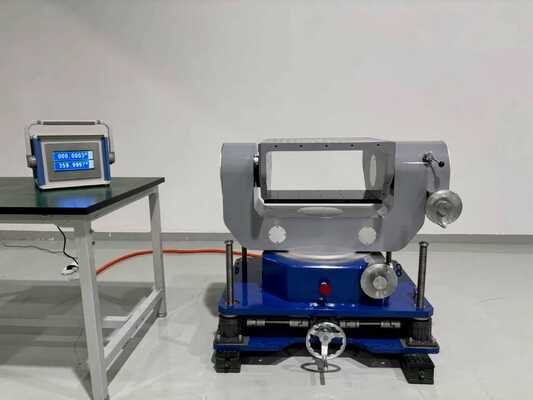 Beli Alat Kalibrasi Inersia Simulasi Sikap Statik Turntable Manual Dua Poros pembuatan online